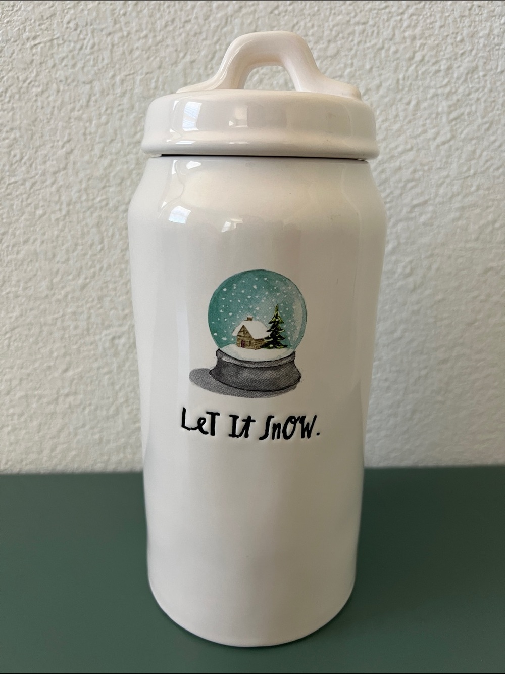 Rae Dunn “Let It Snow" Canister- NWT